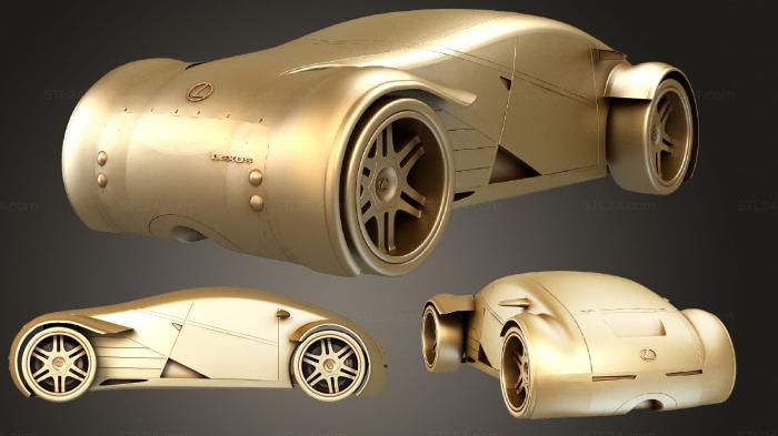 Vehicles (Lexus 2054 optimaze, CARS_2273) 3D models for cnc